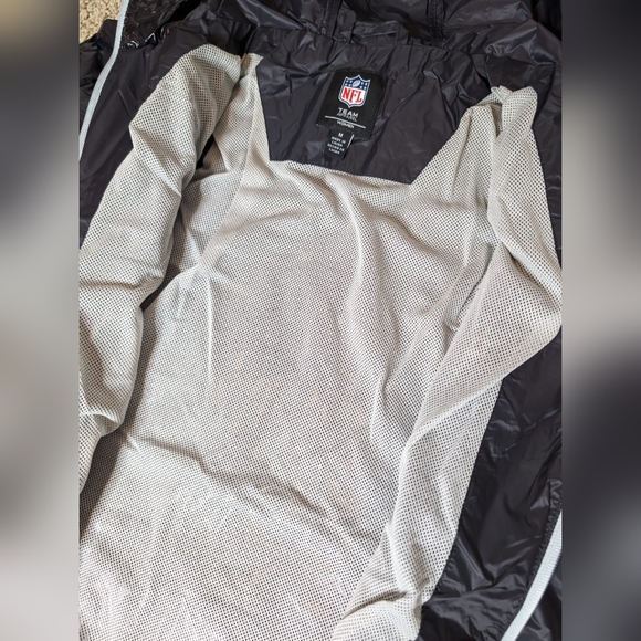 Officially Licensed Las Vegas Raiders Double-Coverage Full-Zip Hoodie - Picture 2 of 10